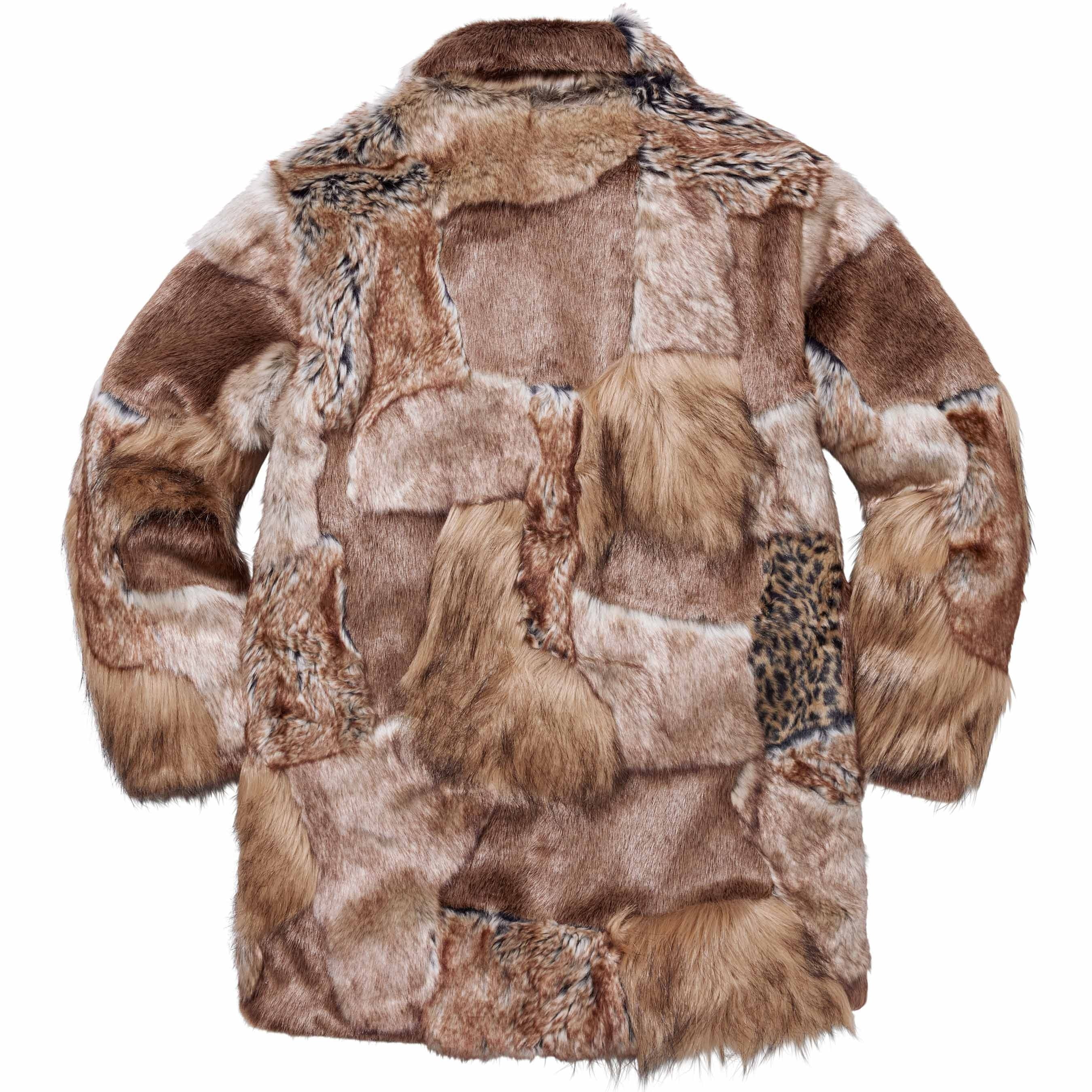 Supreme®/MM6 Maison Margiela Patchwork Faux Fur Coat view 6